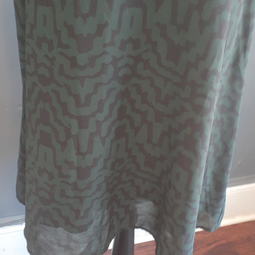 BB DAKOTA green Babydoll Dress Sz M - Picture 3 of 14